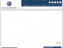 Tablet Screenshot of dearondo.com.mx